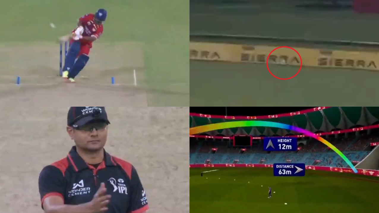 Umpire signaled a four despite Pant's hot hitting boundary ropes on the full | X