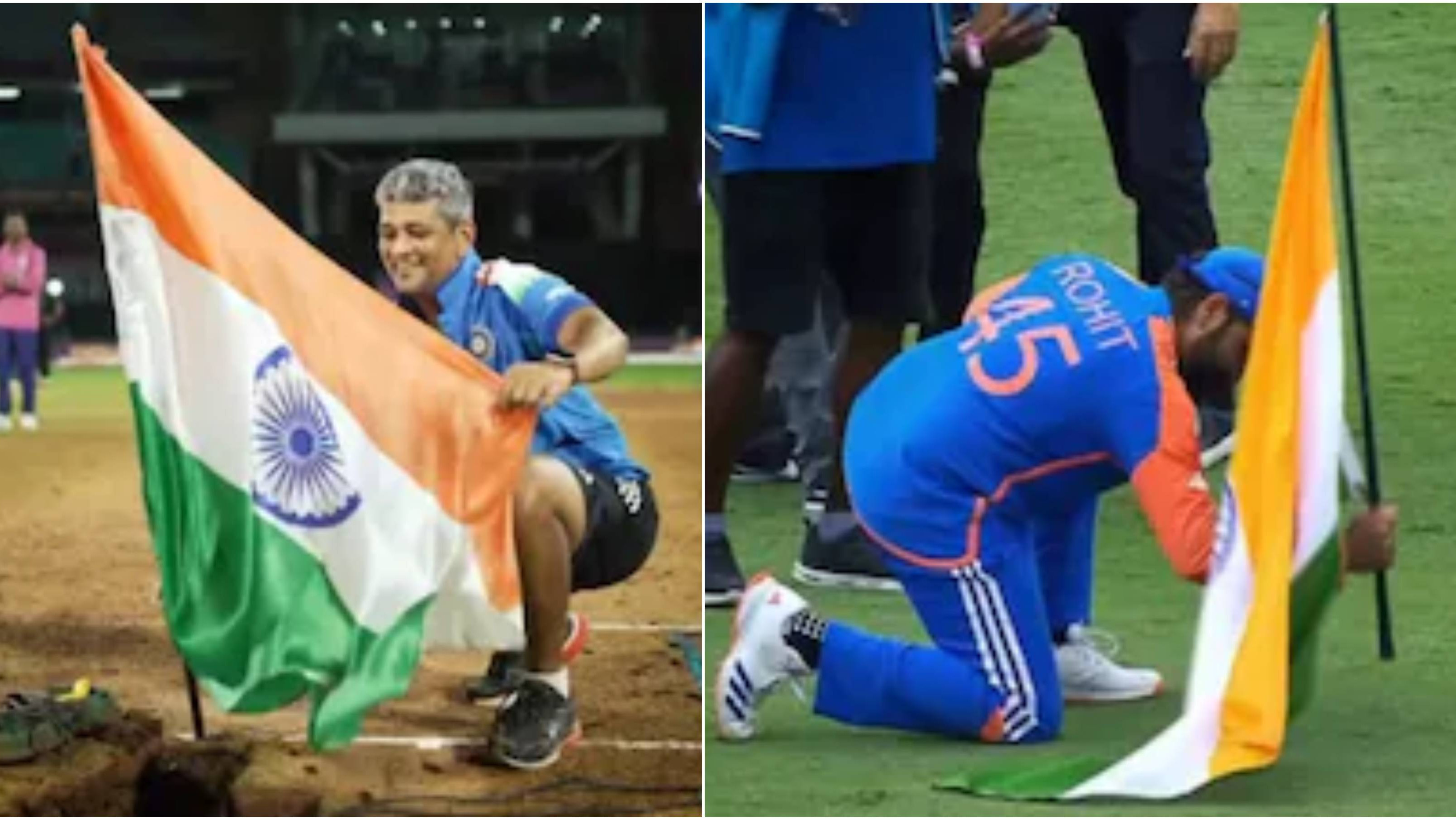 CWC 2025: WATCH - Amol Muzumdar recreates Rohit Sharma's iconic flag celebration after guiding India to World Cup triumph