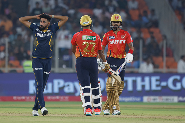 Shreyas Iyer and Shashank Singh forged an unbroken 81-run partnership off 28 balls | Getty