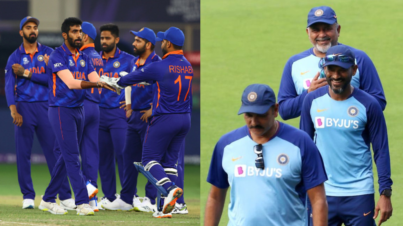 Team India members send their best wishes to Ravi Shastri, R Sridhar, and Bharat Arun