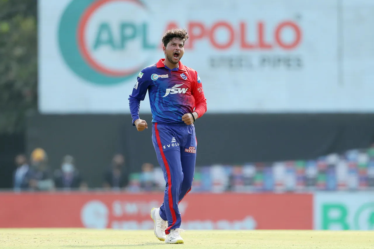 Kuldeep Yadav was named the Player of the Match for his 3/18 | BCCI-IPL