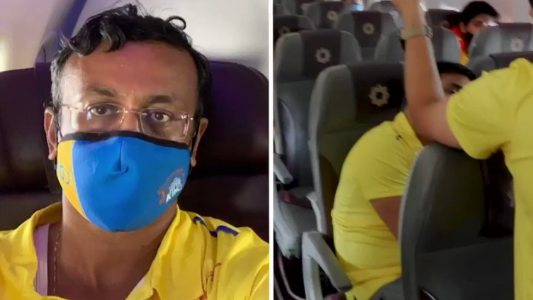 IPL 2020: WATCH - MS Dhoni gave up his business class seat for CSK director's comfort