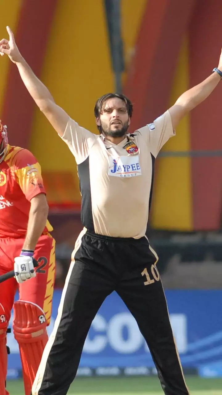 Afridi was part of the Deccan Chargers' team in 2008 IPL