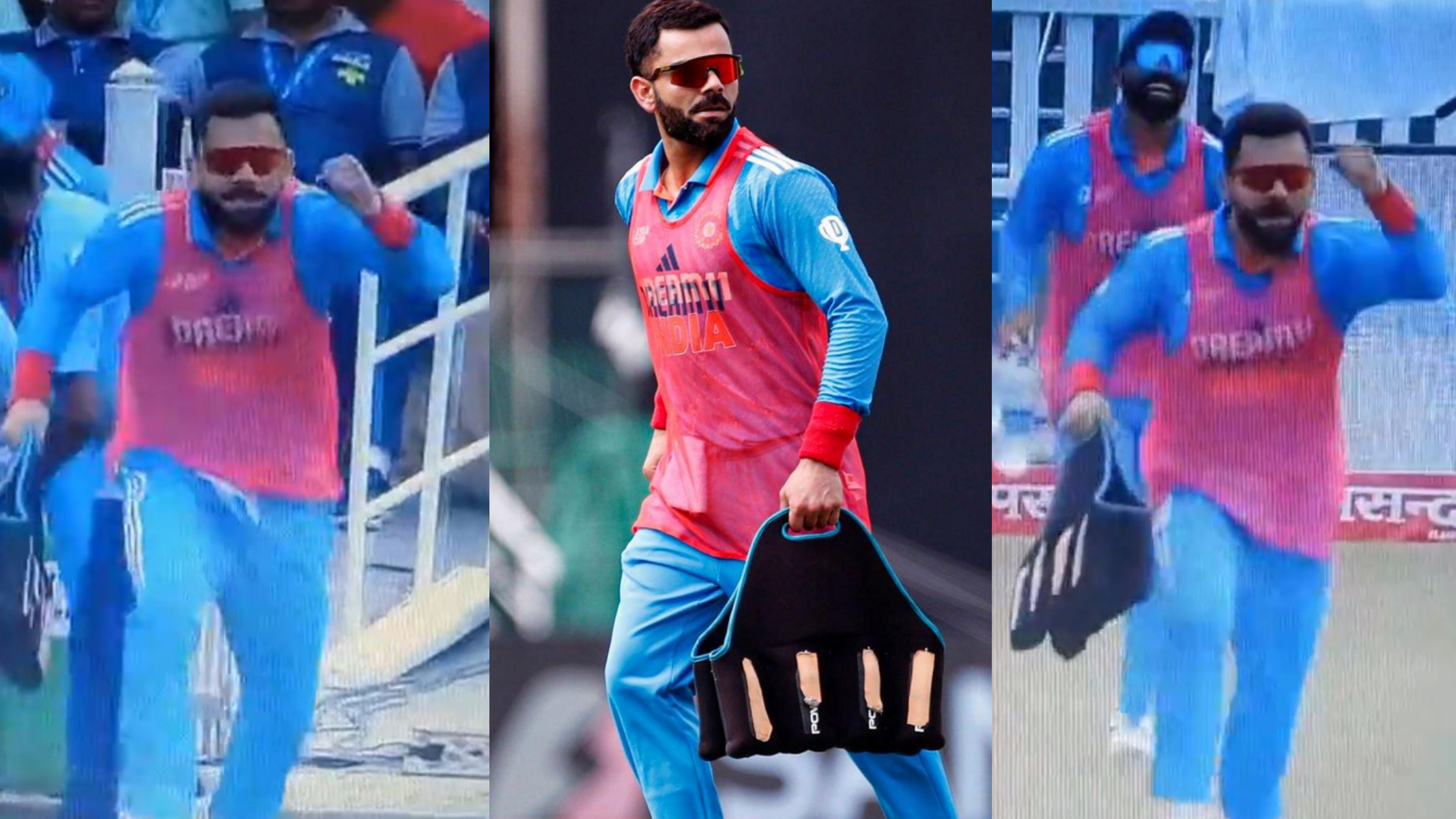 Asia Cup 2023: WATCH- Virat Kohli’s funny walk while coming out with drinks for Indian team