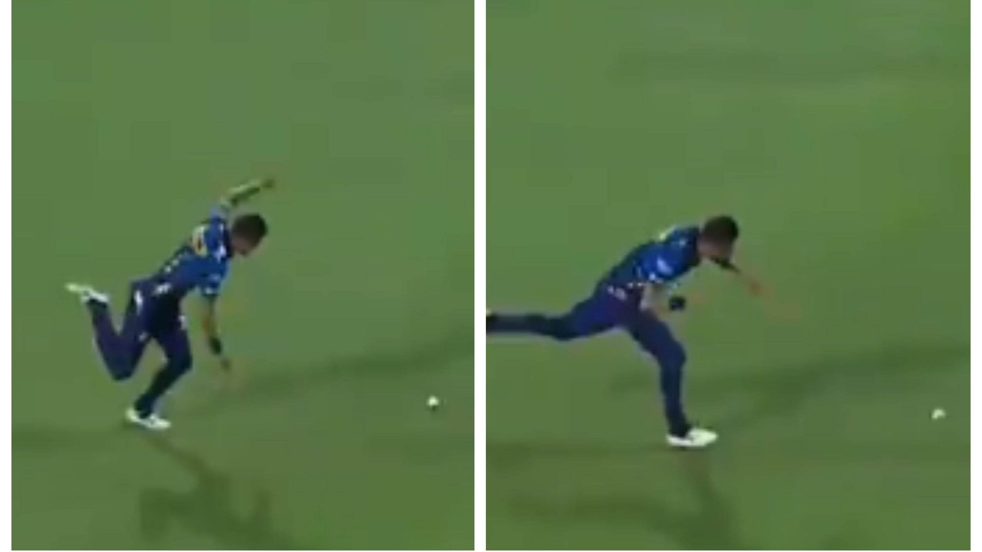 IPL 2021: WATCH – Trent Boult puts in a hilariously desperate dive against Sunrisers Hyderabad