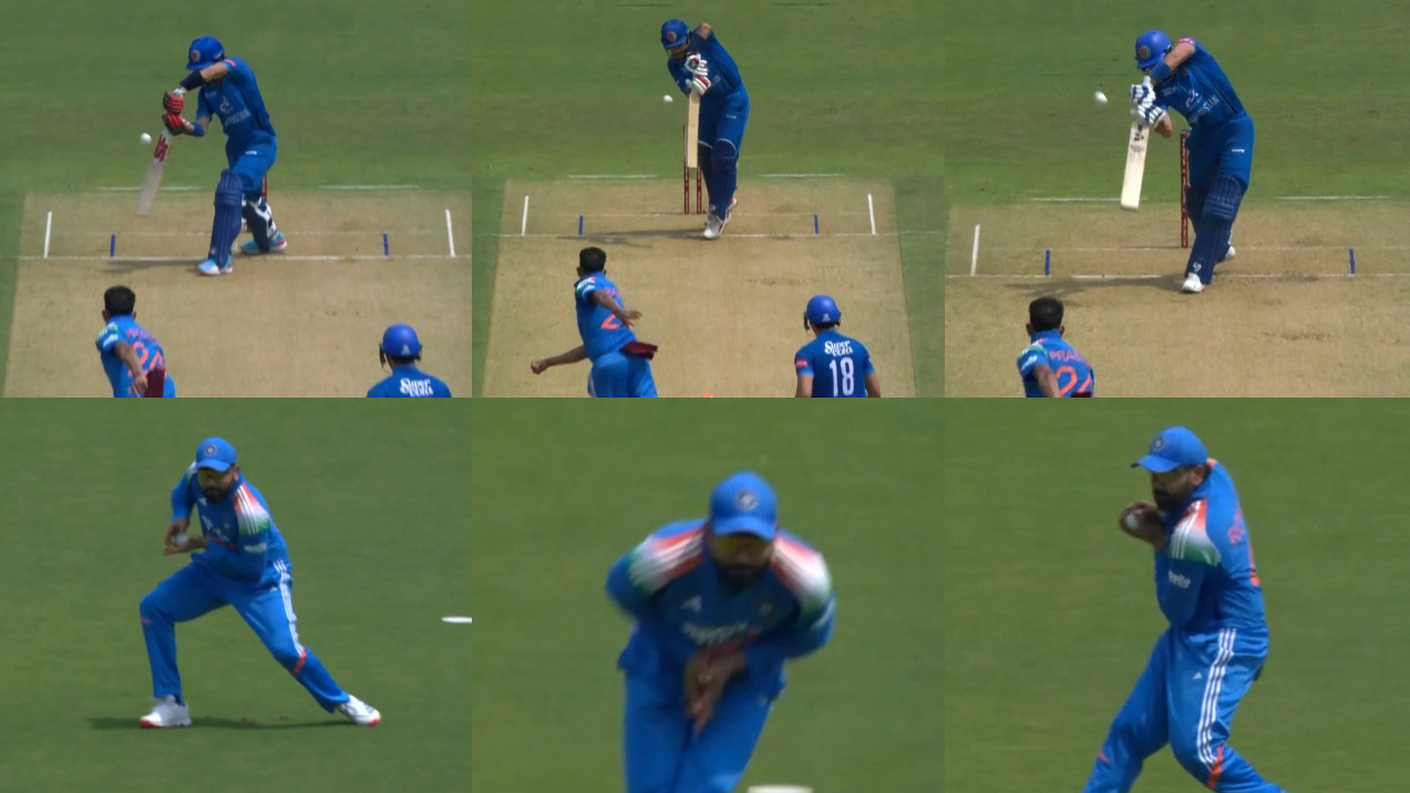 IND v AFG 2026: WATCH- Prasidh Krishna and Rohit Sharma combine to dismiss Afghanistan’s top three inside powerplay