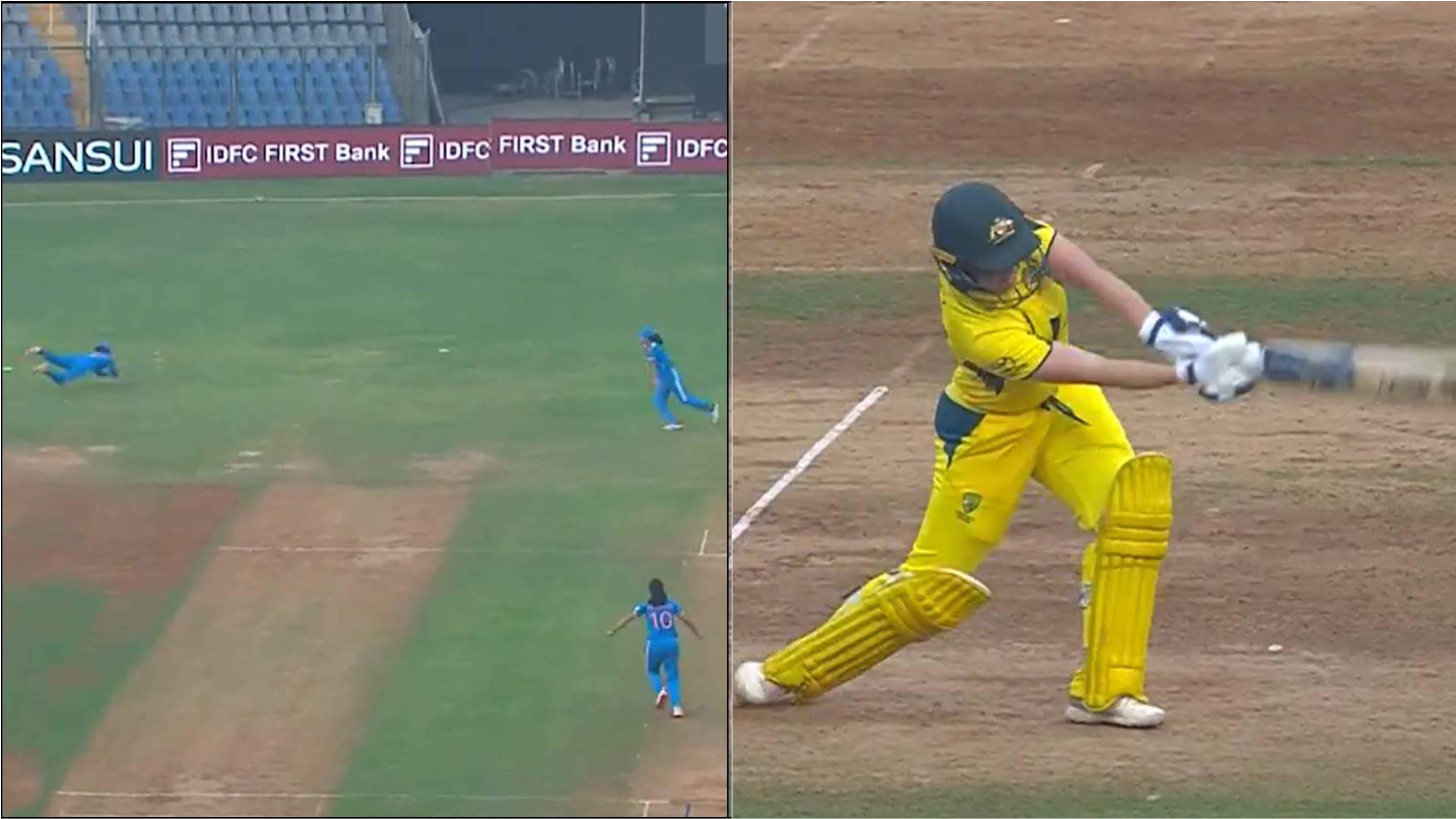 INDW v AUSW 2023: WATCH - Sneh Rana plucks a stunner at short third man to dismiss Alyssa Healy in first ODI