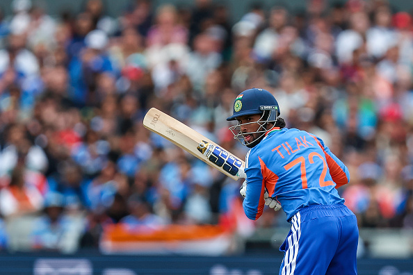 Tilak Varma has one fifty in 14 T20I innings in 2026 | Getty