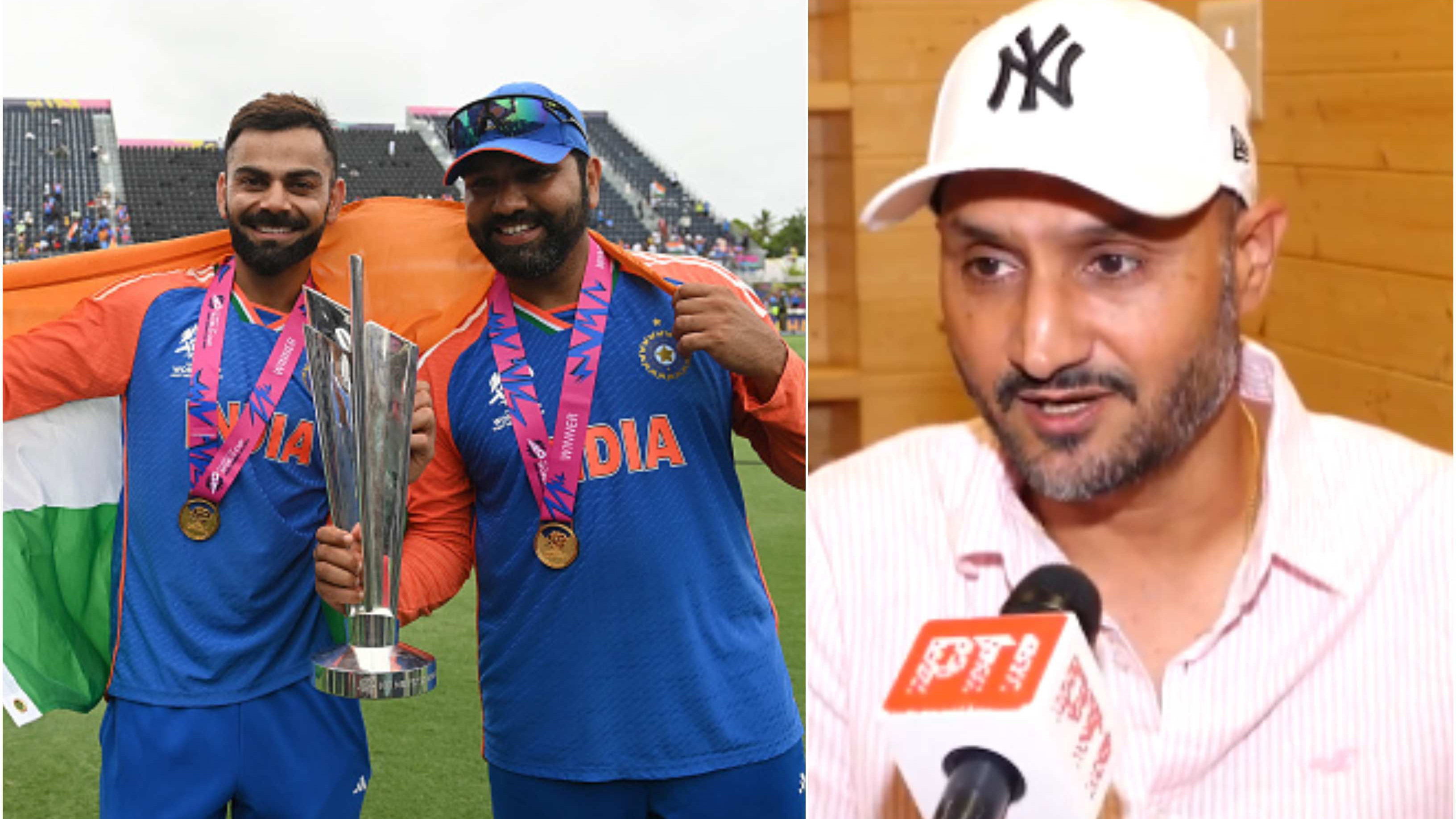 WATCH - 'Rohit Sharma, Virat Kohli can play for...': Harbhajan Singh has his say on star Indian duo’s future