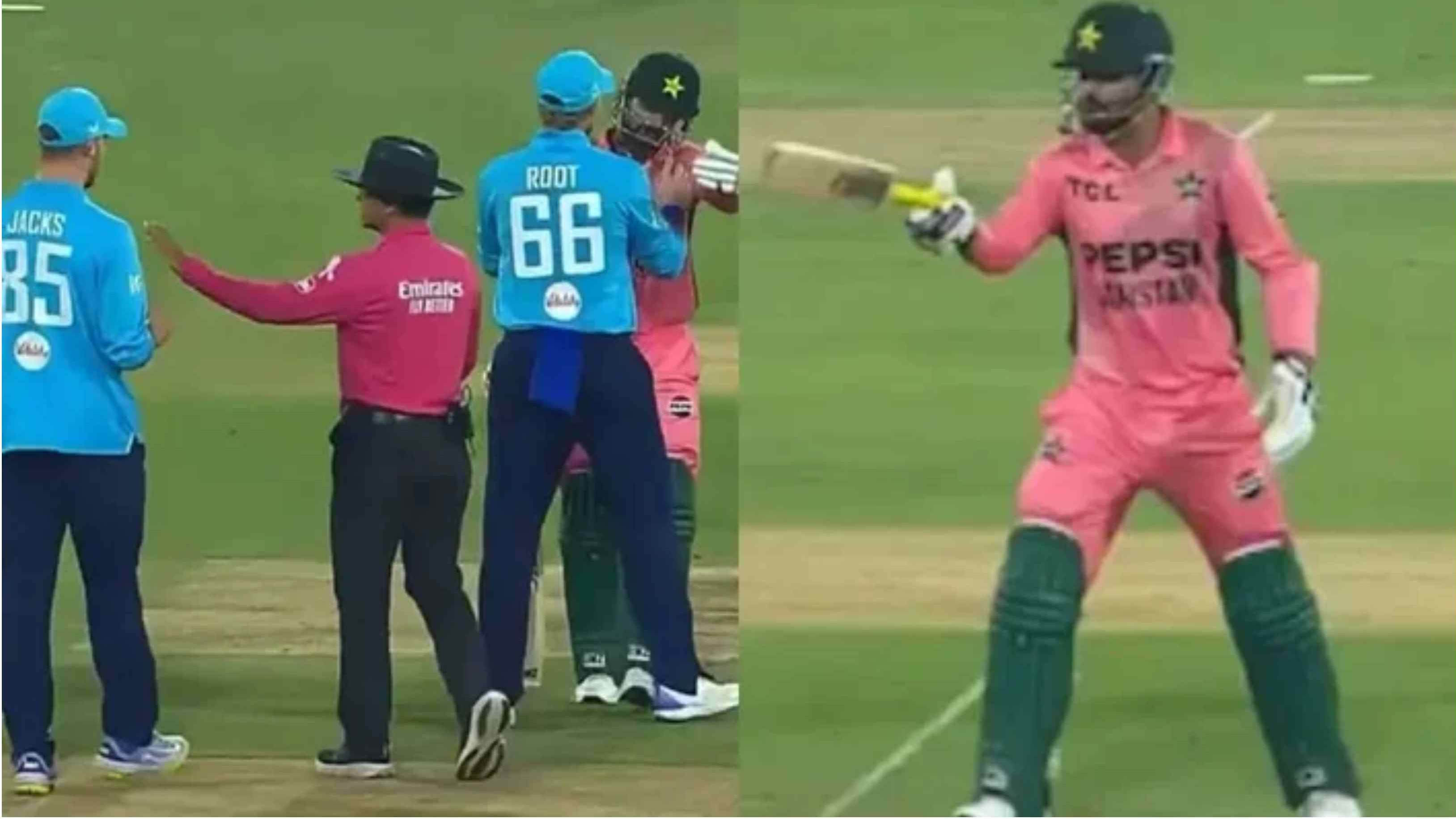 WATCH: Haris Rauf, Will Jacks engage in heated on-field spat during ODI tri-series match in Lahore