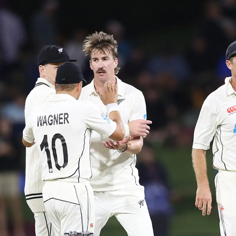 Blair Tickner made his Test debut for New Zealand against England recently | Getty