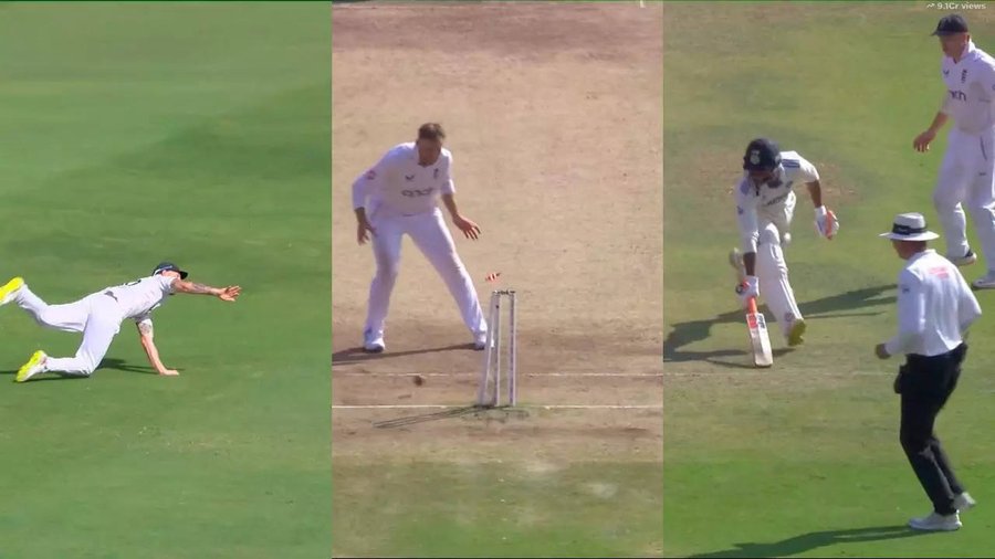 Ravindra Jadeja was run out thanks to Ben Stokes' brilliance | X