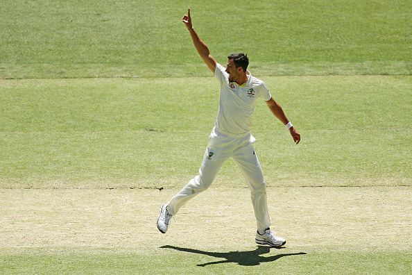 Mitchell Starc has taken 10 wickets in the Test series against India so far | Getty Images