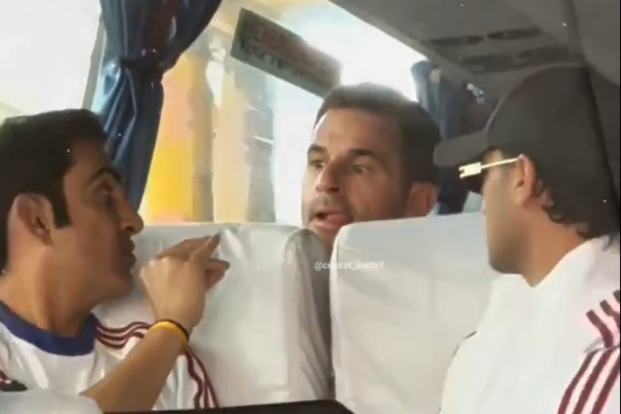 Abhishek Sharma, Gautam Gambhir and Ryan ten Doeschate | X