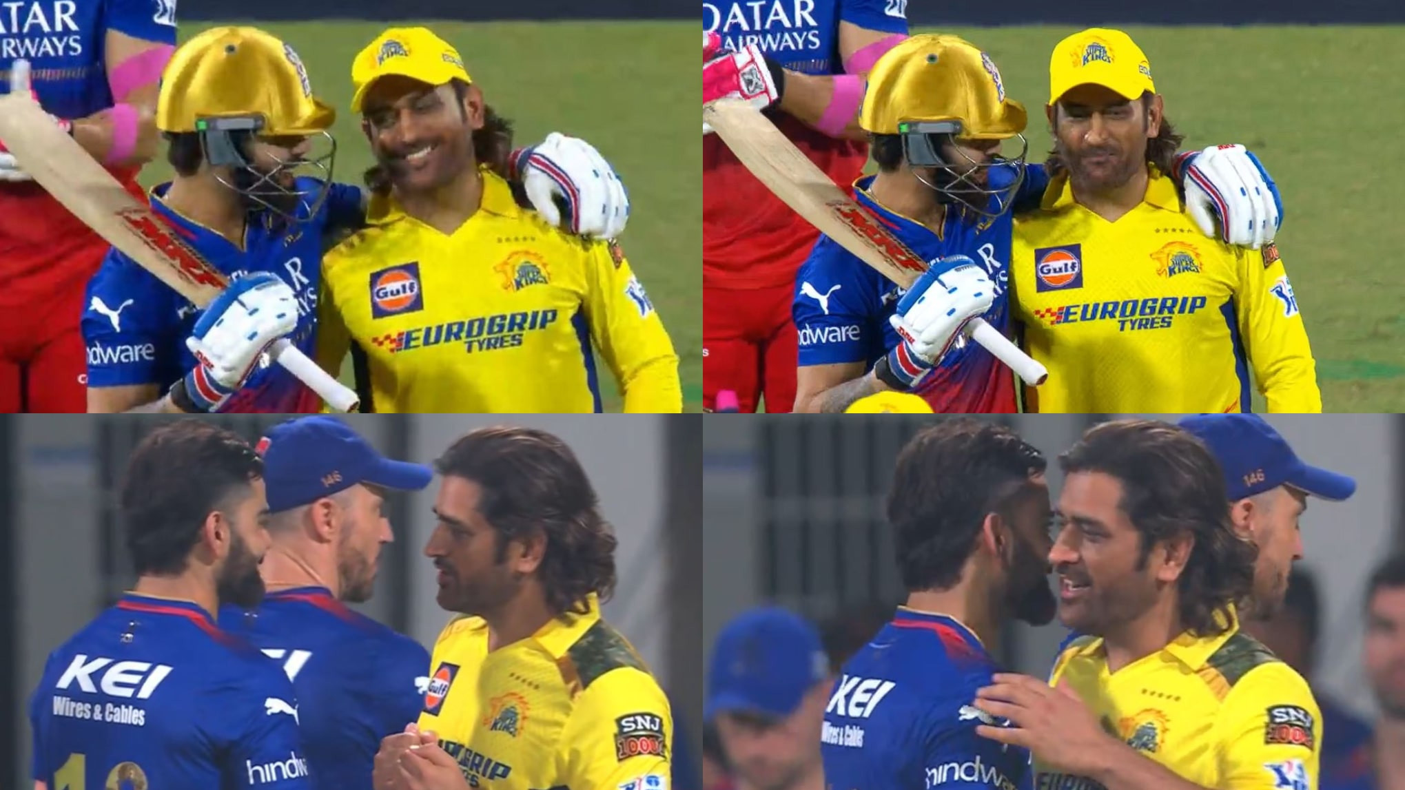 IPL 2024: WATCH- Virat Kohli and MS Dhoni's heartwarming moments during CSK v RCB IPL 17 opener