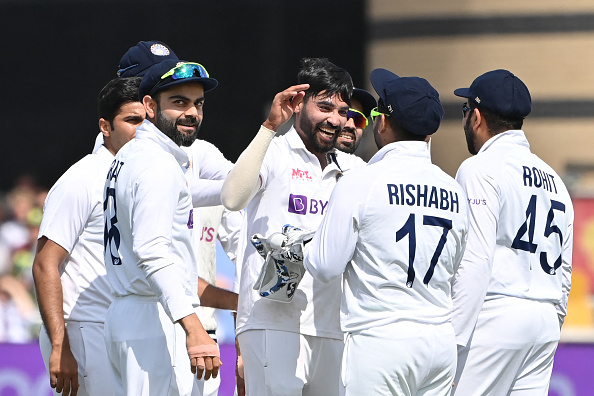 Mohammed Siraj celebrates a wicket | Getty