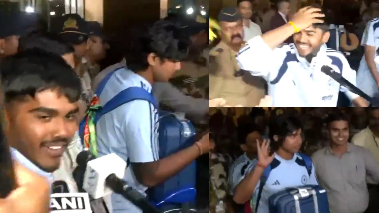 WATCH- Ayush Mhatre, Vaibhav Sooryavanshi and India U19 team receive hero’s welcome after U19 World Cup 2026 win