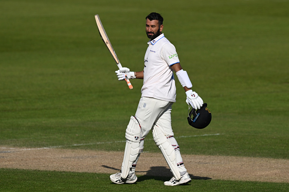 Cheteshwar Pujara hit his 5th century for Sussex in County Championship | Getty
