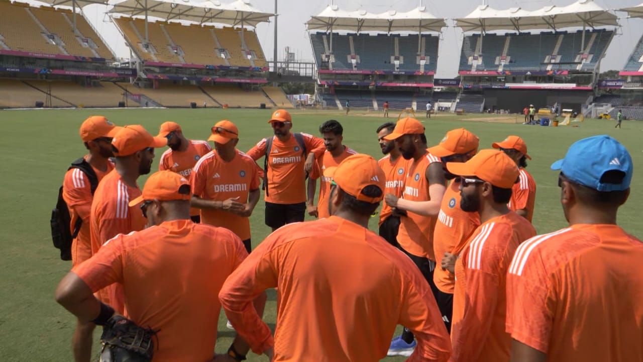 India's new training kit in Orange color for World Cup 2023 | X