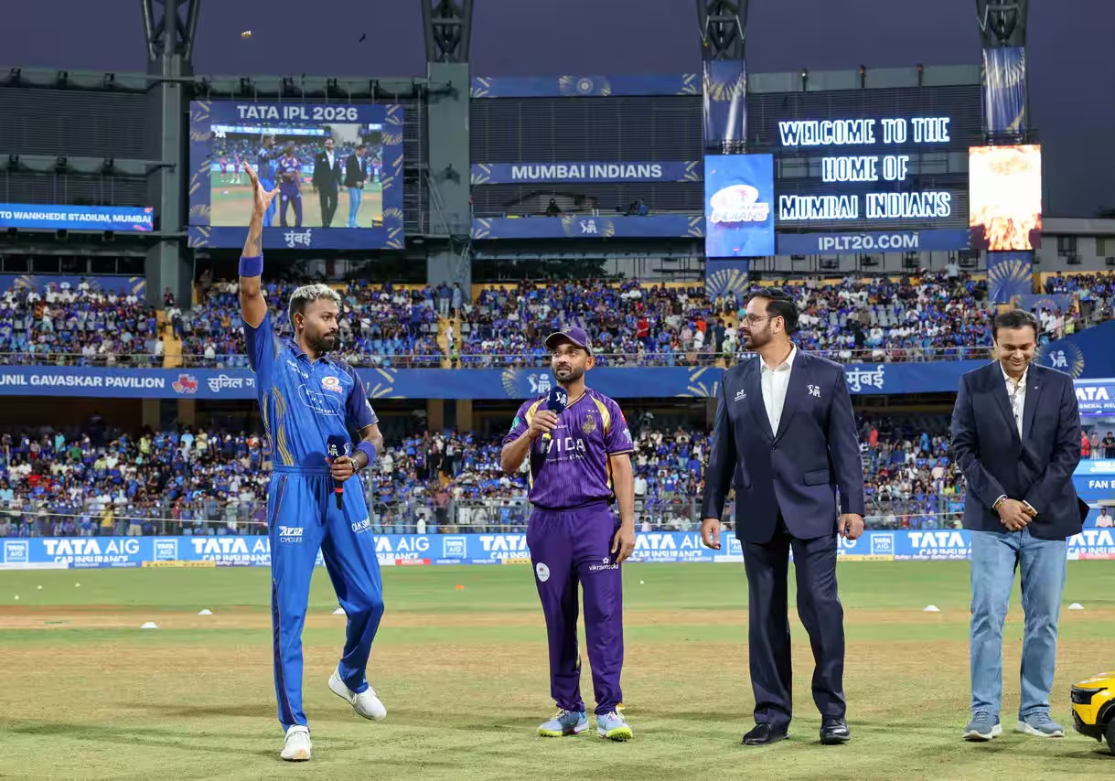 The toss between MI and KKR | BCCI-IPL