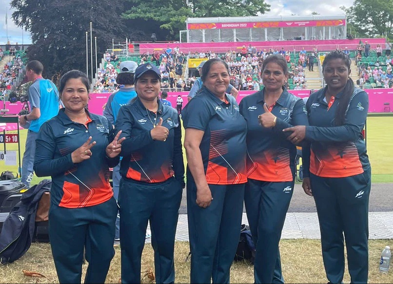 India ensured their maiden medal in lawn bowling in ongoing CWG 2022 in Birmingham | SAI