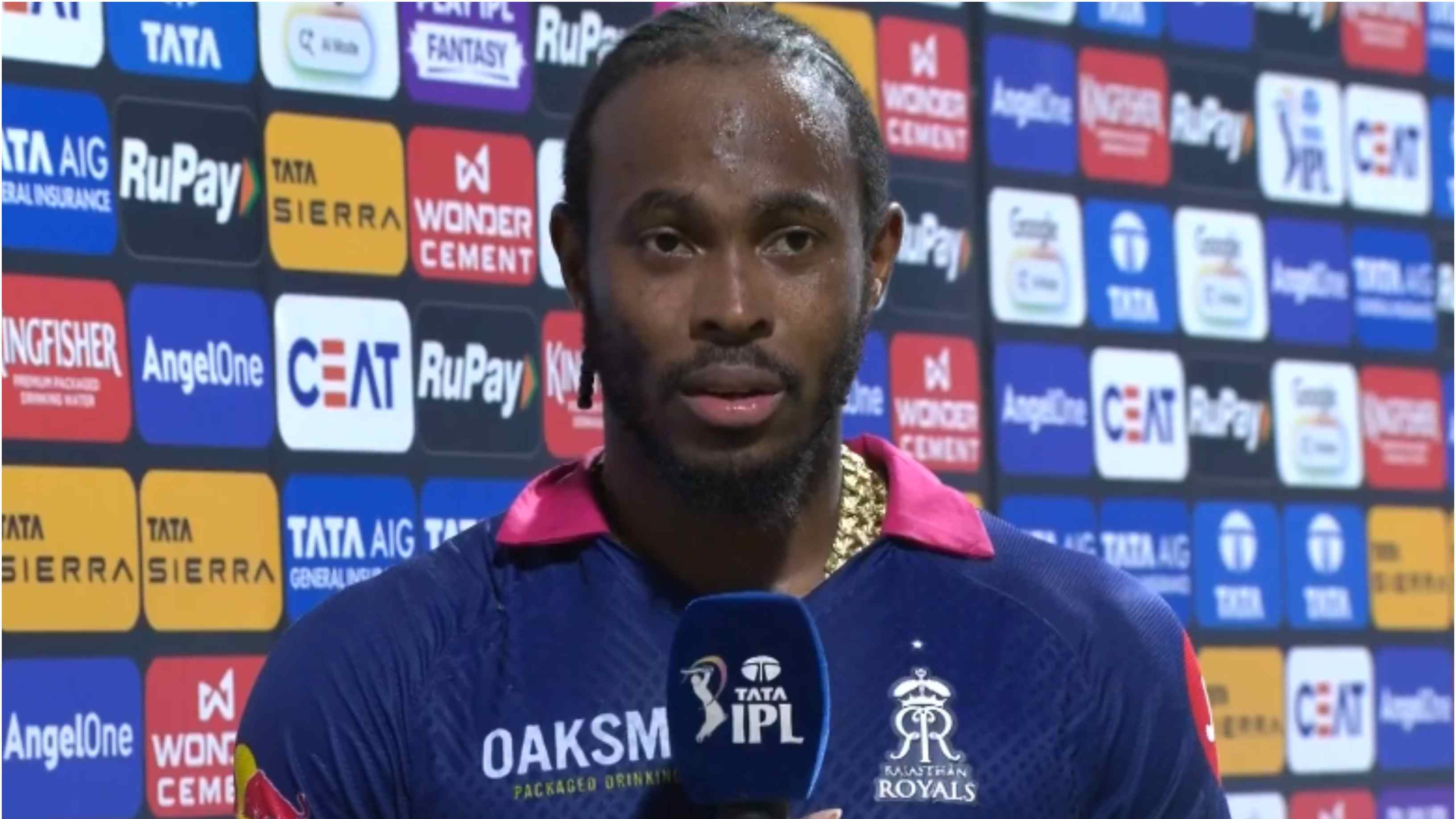 IPL 2026: “Don't think it's my best year,” says Jofra Archer after delivering in RR’s playoff-clinching win over MI