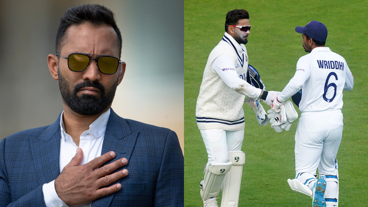 Rishabh Pant has pretty much nailed his place in the team: Dinesh Karthik on Wriddhiman Saha's ouster