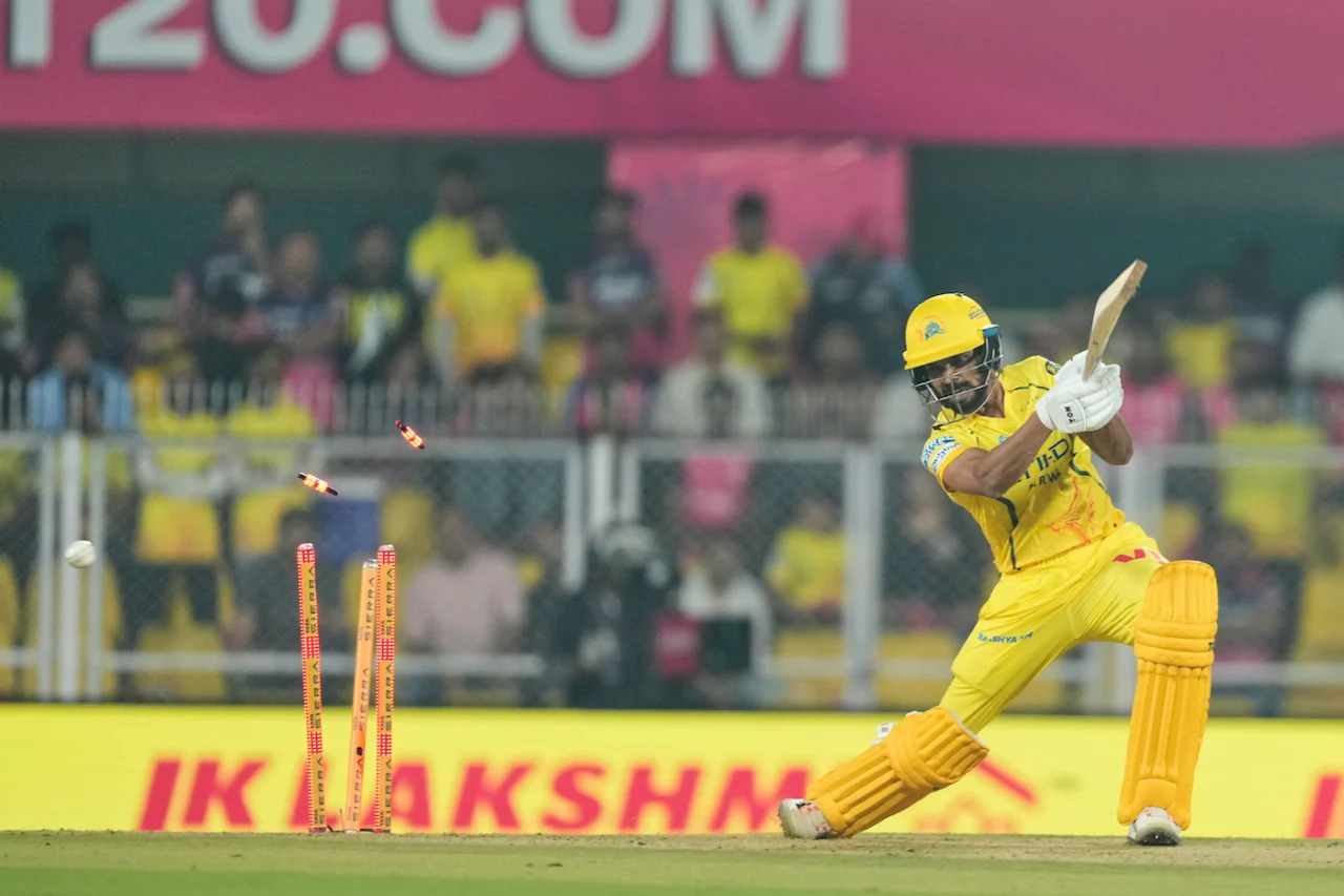 CSK captain Ruturaj Gaikwad's dismissal | BCCI-IPL
