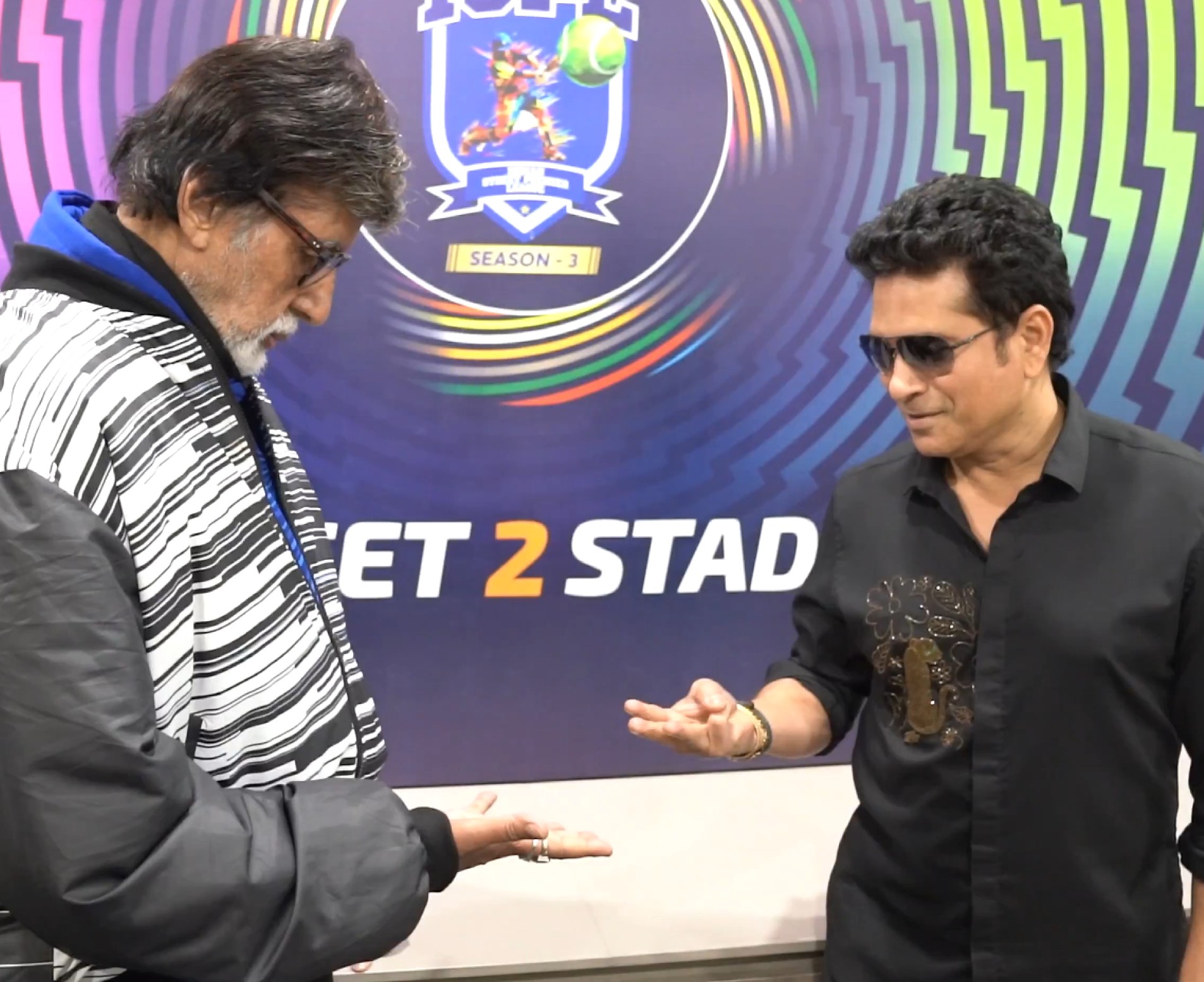 Amitabh Bachchan and Sachin Tendulkar| X