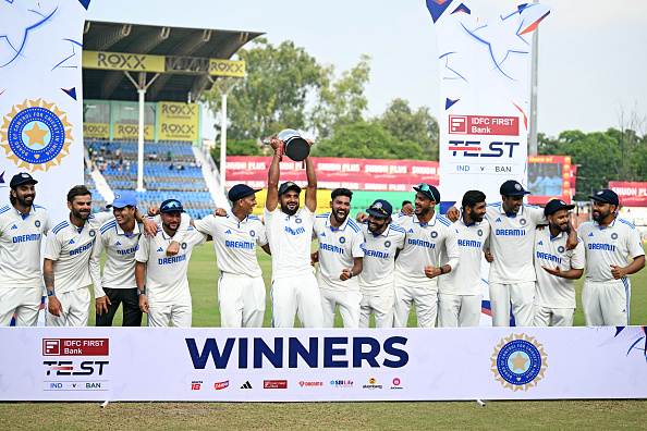 India won the Test by 7 wickets and pocketed the series 2-0 | Getty