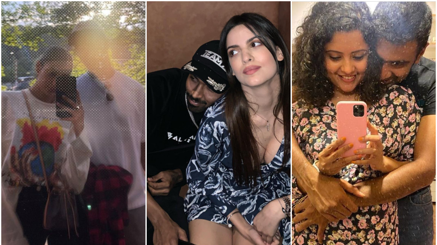 Indian cricketers celebrate Valentine's Day; share pics with the love of their lives