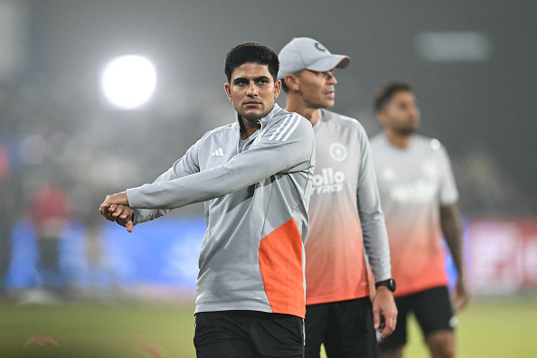 Shubman Gill's bat hasn't done much talking since returning to India's T20I setup | Getty