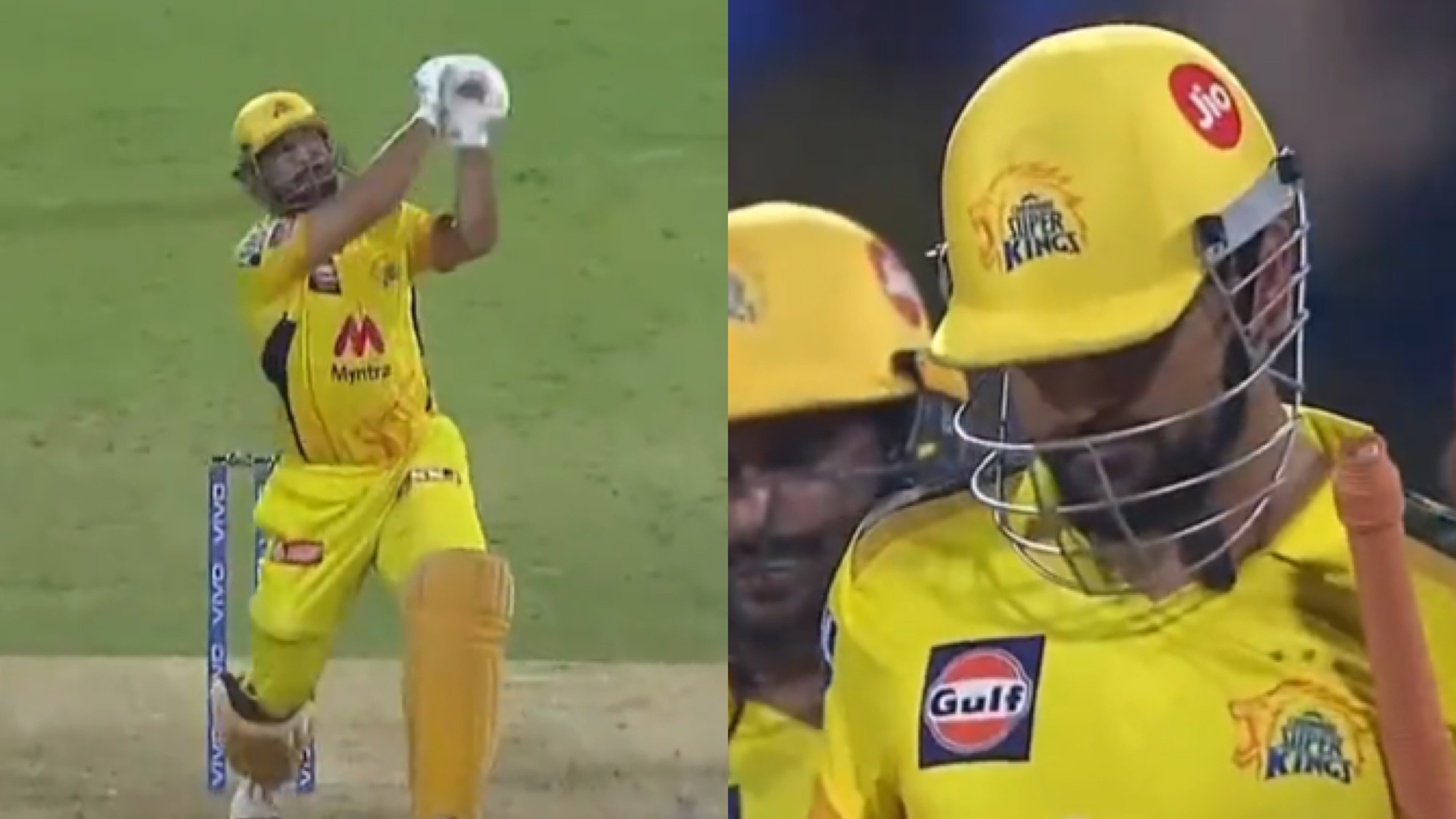 IPL 2021: WATCH - MS Dhoni takes CSK into the playoffs with a vintage shot for six