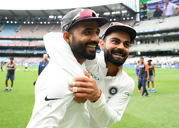 Ajinkya Rahane and Virat Kohli | Getty