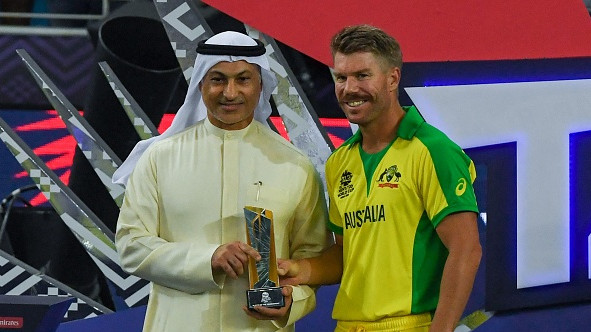 T20 World Cup 2021: Australia’s David Warner named Player of the Tournament for his 289 runs