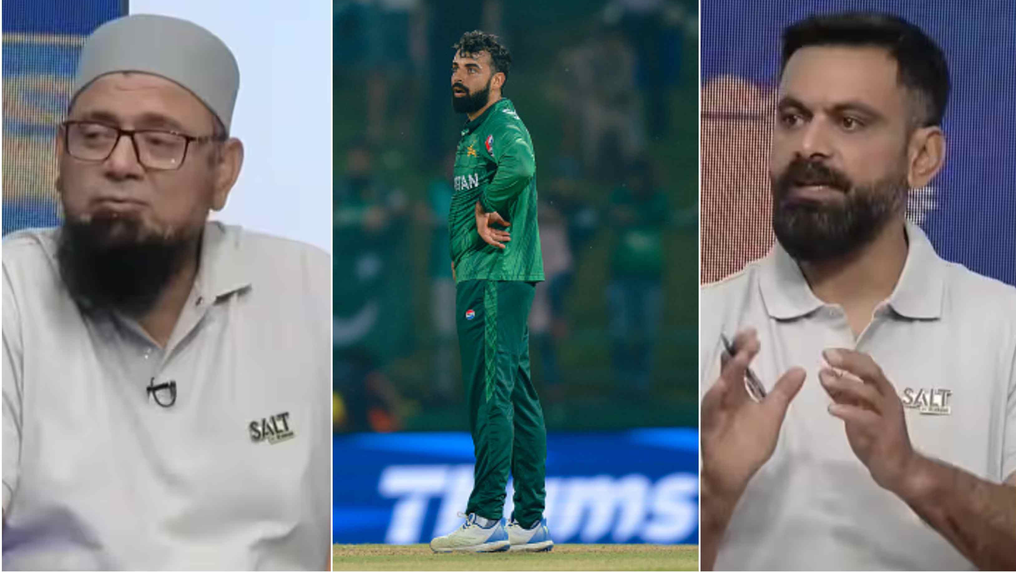 WATCH: Saqlain Mushtaq’s heated debate with Mohammad Hafeez over son-in-law Shadab Khan’s role in Pakistan team