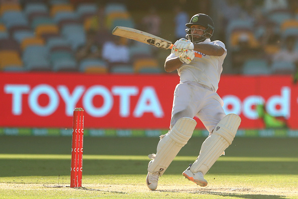 Pant remained unbeaten on 89 to take India to their maiden win at Gabba | Getty