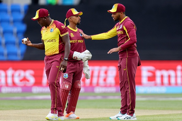 West Indies players during the Ireland clash | Getty