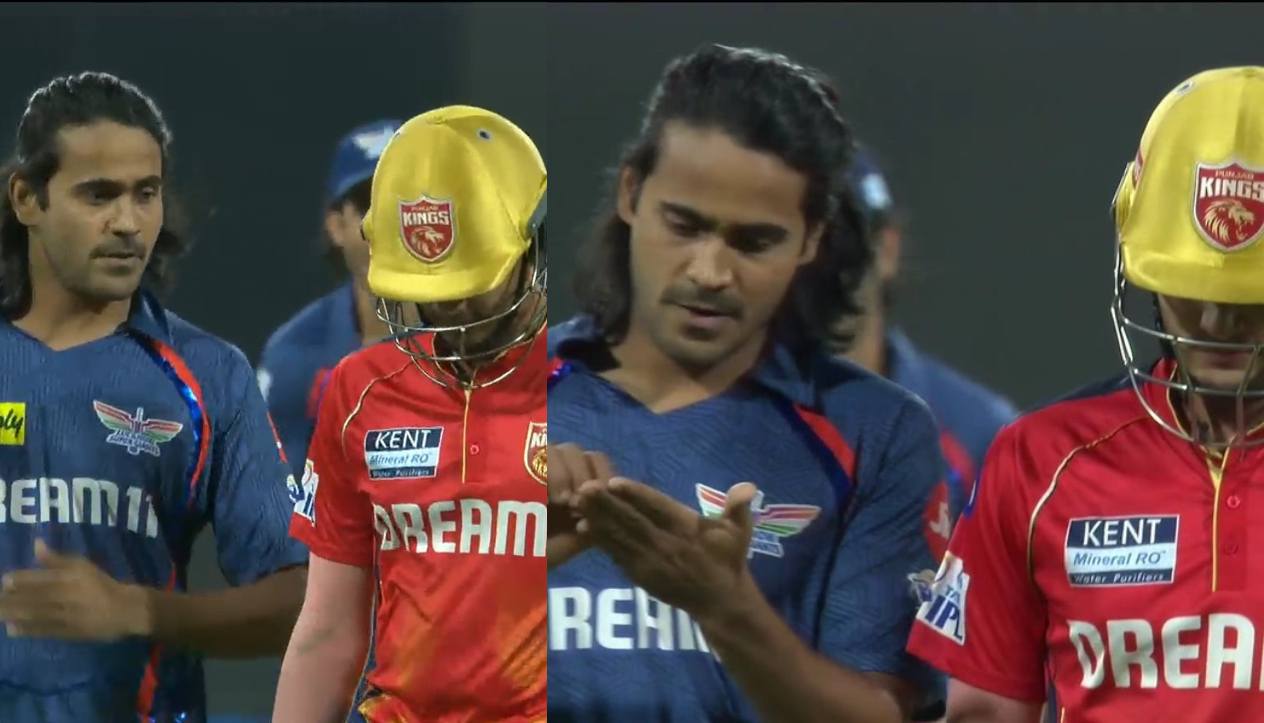 Rathi gestured writing Arya's name as he gave him a sendoff | X