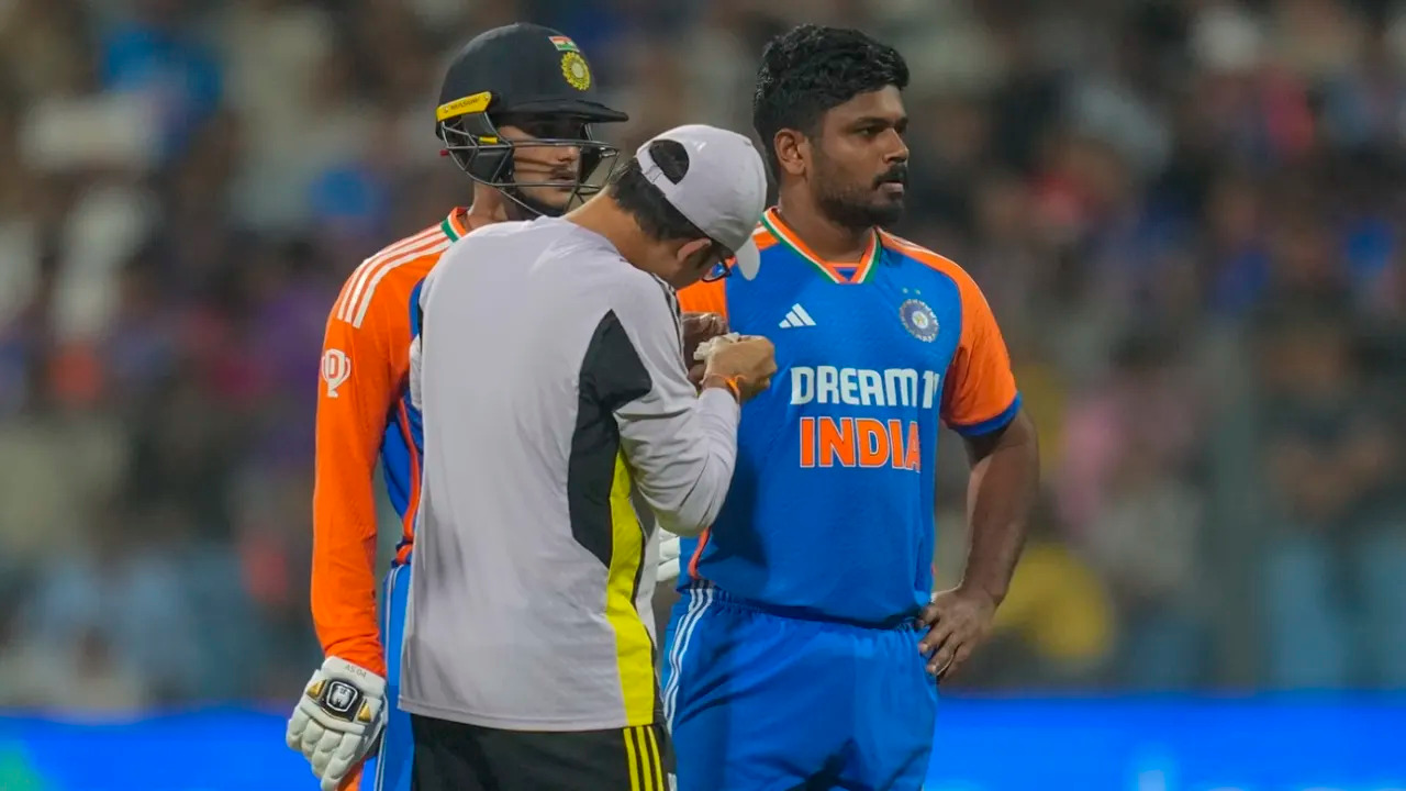 Sanju Samson broke his finger after being hit by a Jofra Archer delivery  | Getty