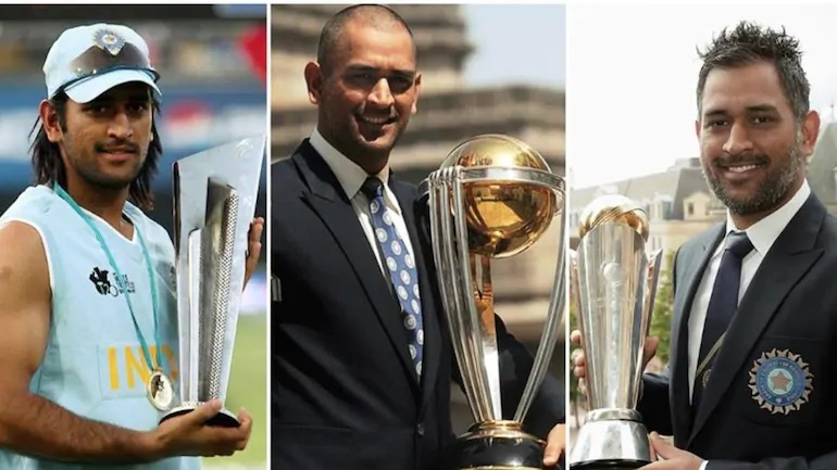 MS Dhoni is the only captain to win all ICC trophies