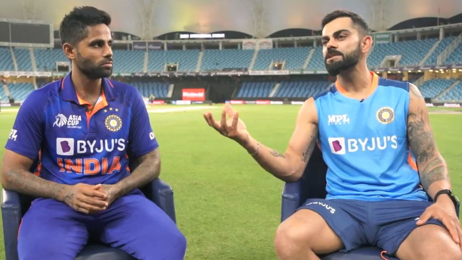 Asia Cup 2022: WATCH- ‘Completely blown away’- Virat Kohli lauds Suryakumar Yadav’s majestic 68* vs Hong Kong