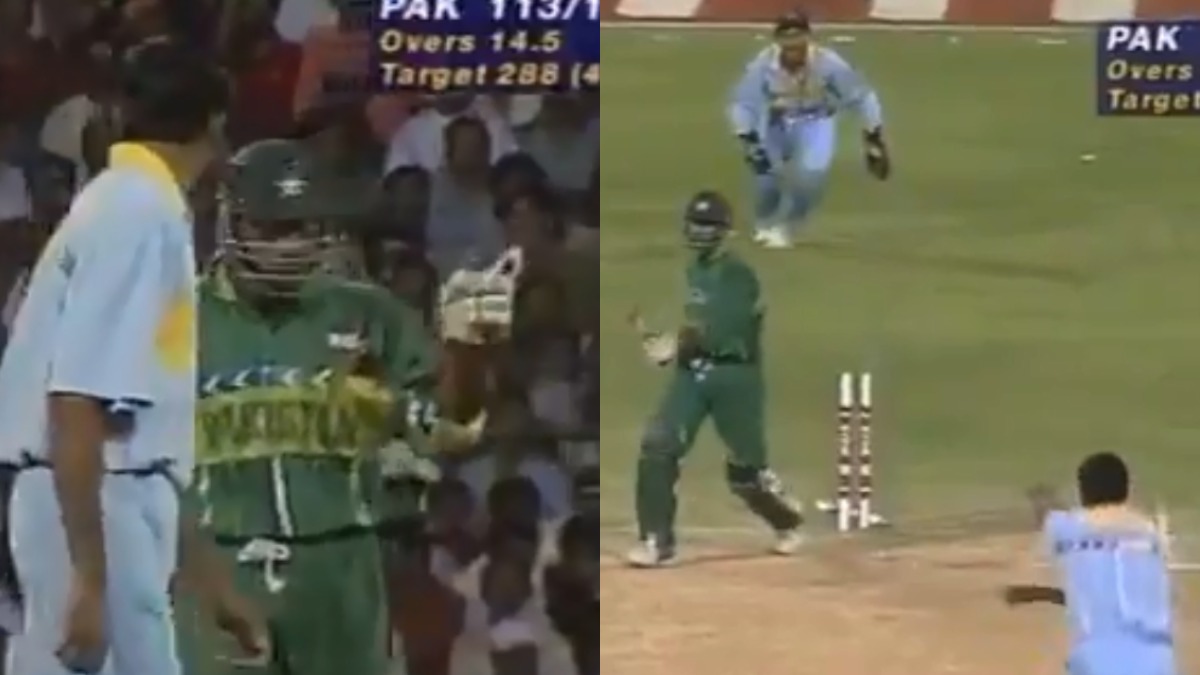 Aamir Sohail versus Venkatesh Prasad during 1996 World Cup quarter-final | YouTube