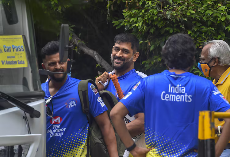 Suresh Raina at the CSK camp in IPL 2020 before his withdrawal  | PTI