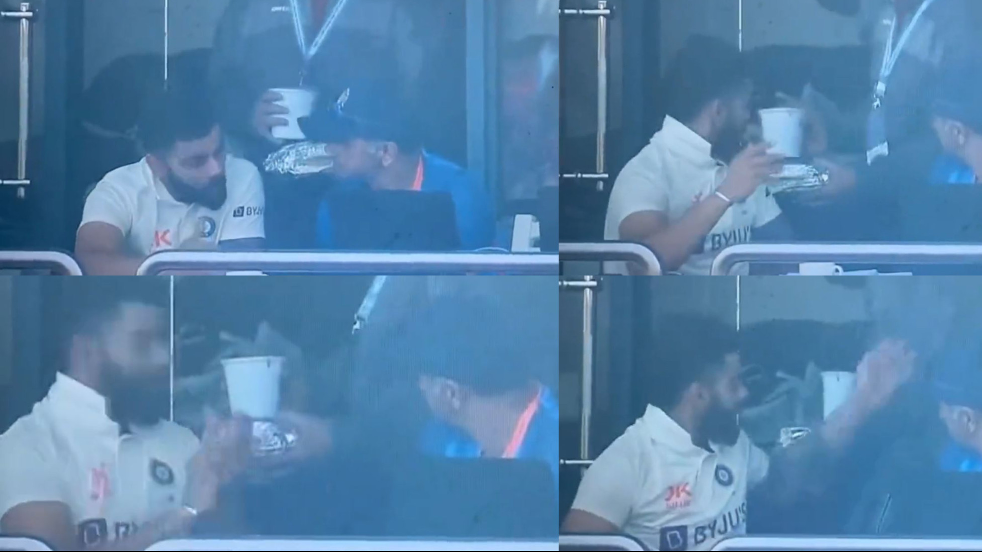 IND v AUS 2023: WATCH- Virat Kohli reacts excitedly after seeing his Chhole-Bhature arrive for lunch