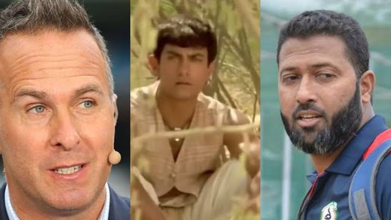 WTC 2021 Final: Wasim Jaffer hilariously replies to Michael Vaughan's jibe using Lagaan photo