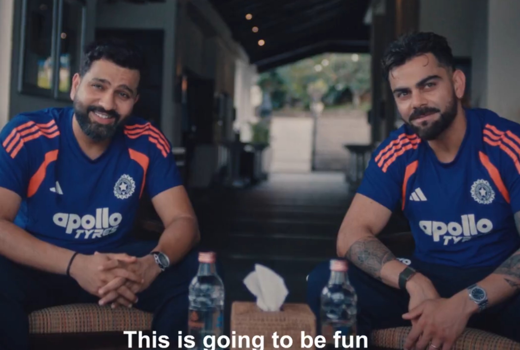 Rohit Sharma and Virat Kohli in the IND v SL ODI series promo | Star Sports X