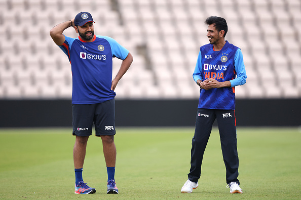 Rohit Sharma and Yuzvendra Chahal | Getty Images