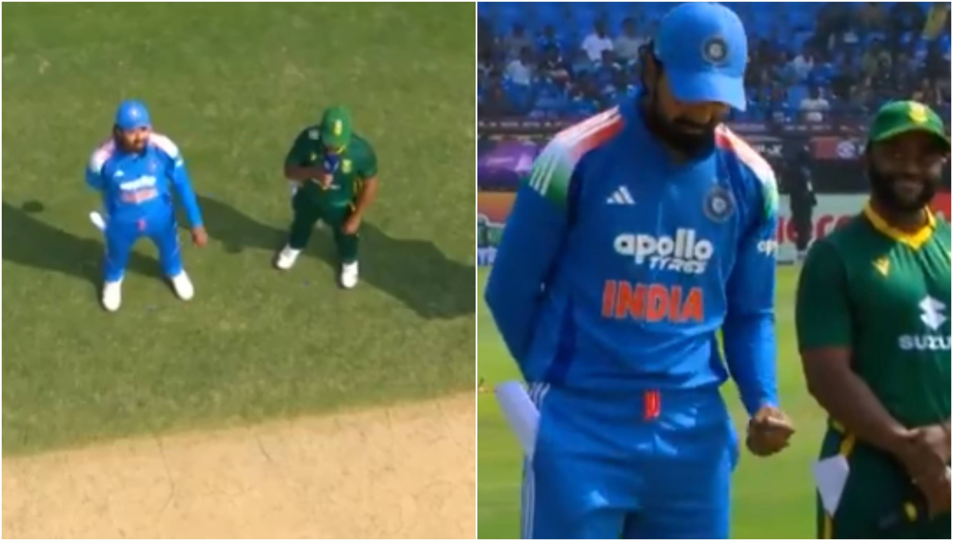 KL Rahul was ecstatic after India won the toss in Vizag ODI | Screengrab