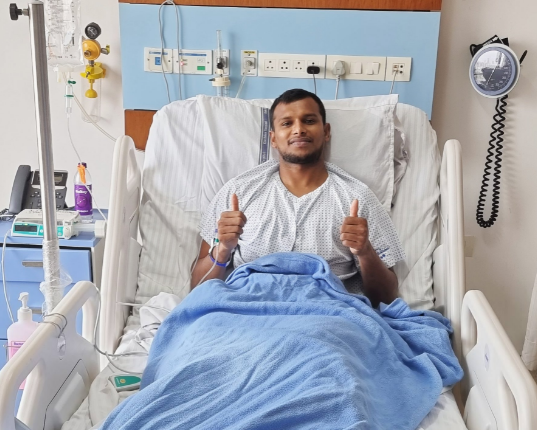 T Natarajan underwent knee surgery in April 2021 | Twitter